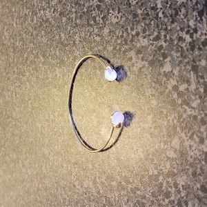 Gold Bracelet w/ Pink Embellishments